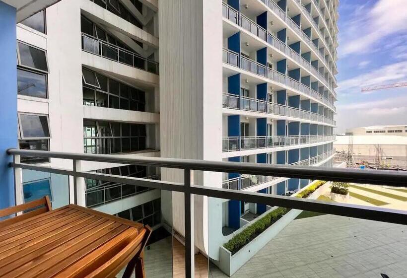 침실 1개 디럭스 아파트, Manila Philippines, Azure Urban Resort Staycation By Leroche Near Ninoy Aquino International Airport