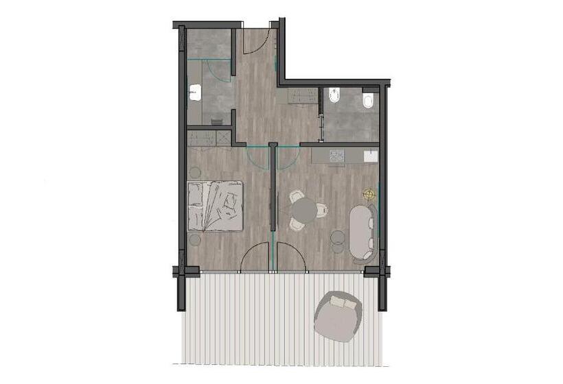 带阳台的高级房间, Belia Lofts   Adults Only   Apartments