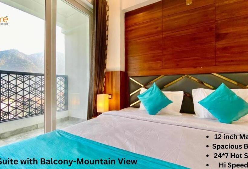 발코니가 있는 스위트, Bonfire Hostels Rishikesh