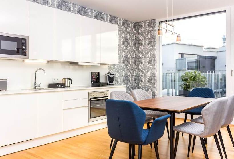 침실 2개 수피리어 아파트, Votivpark Vienna Serviced Apartments
