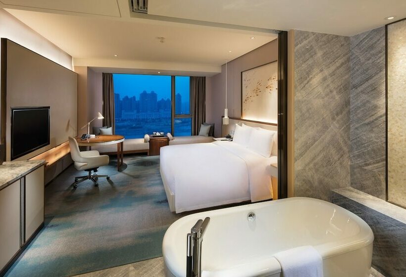 ダブルベッドスタンダードルーム, Hilton Quanzhou Riverside