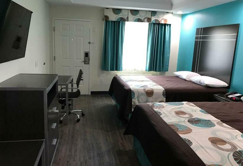 Номер Стандарт 2 Двуспальные Кровати, Americas Best Value Inn & Suites Spring / N. Houston