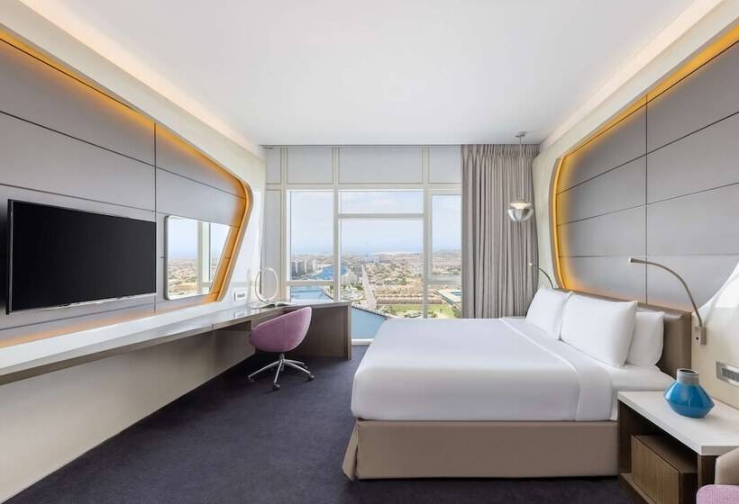 اتاق لوکس با چشم‌انداز, V Hotel Dubai, Curio Collection By Hilton