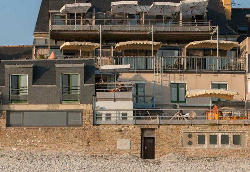 غرفة قياسية مطلّة علي البحر, Hôtel Kermor