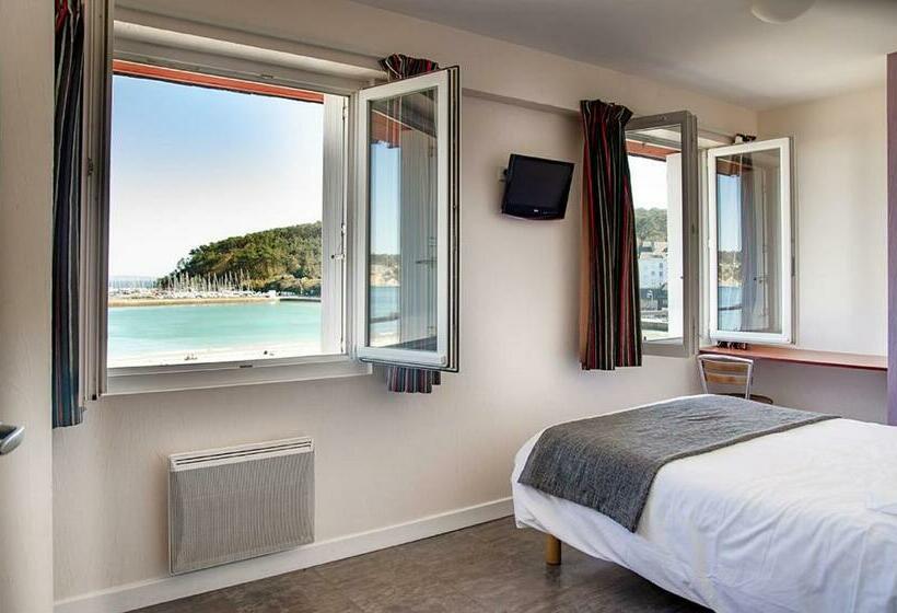 اتاق استاندارد با چشم‌انداز دریا, Hôtel & Restaurant De La Plage
