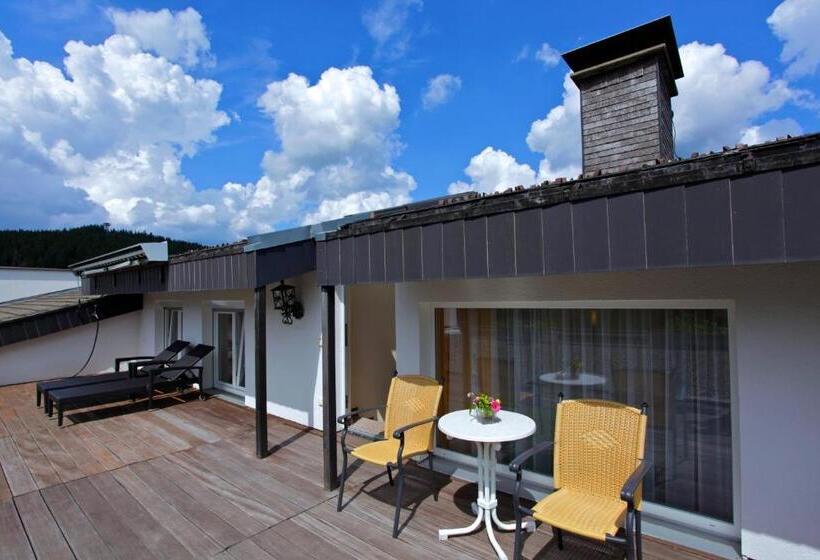 Люкс с Террасой, Parkhotel Flora Am Schluchsee