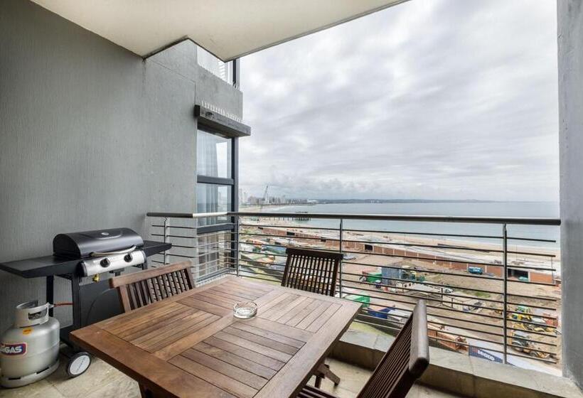 آپارتمان 1 خوابه با چشم‌انداز دریا, Point Waterfront Apartments