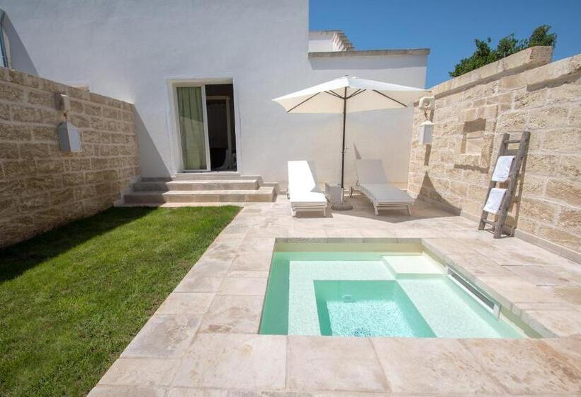 Номер Deluxe с Гидромассажем, Masseria Muntibianchi Agriresort Restaurant & Spa