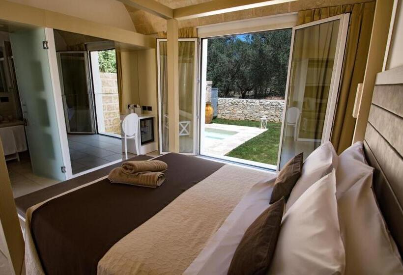 バスタブ付きデラックスルーム, Masseria Muntibianchi Agriresort Restaurant & Spa