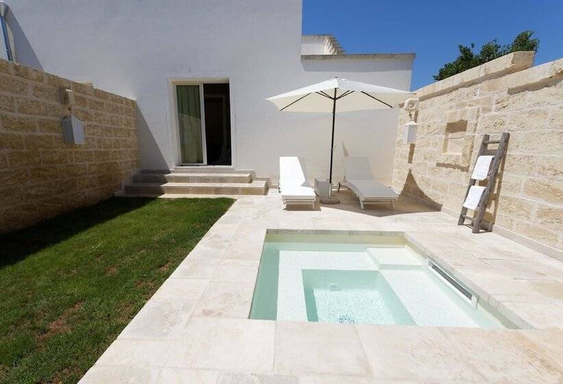 バスタブ付きデラックスルーム, Masseria Muntibianchi Agriresort Restaurant & Spa