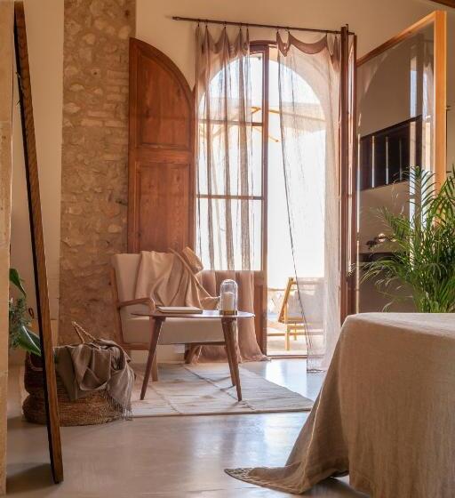 اتاق لوکس با تراس, Can Moio Turismo De Interior