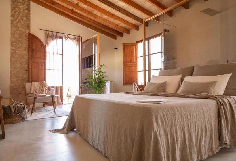 اتاق لوکس با تراس, Can Moio Turismo De Interior