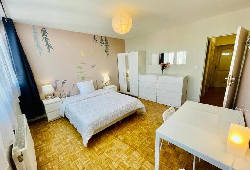 חדר דלוקס, Chambre Privée En Colocation Villeurbanne Métro Bonnevay