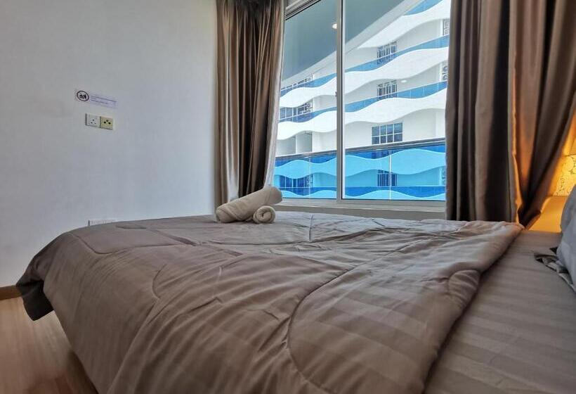 آپارتمان 1 خوابه با چشم‌انداز استخر, Thermospace The Wave B 13a 13 Melaka City