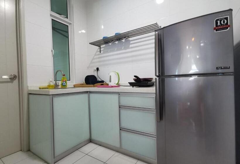 آپارتمان 1 خوابه با چشم‌انداز استخر, Thermospace The Wave B 13a 13 Melaka City