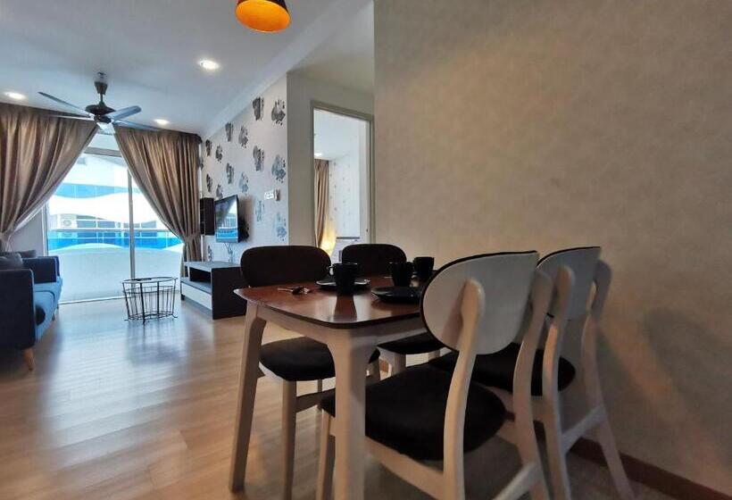 آپارتمان 1 خوابه با چشم‌انداز استخر, Thermospace The Wave B 13a 13 Melaka City