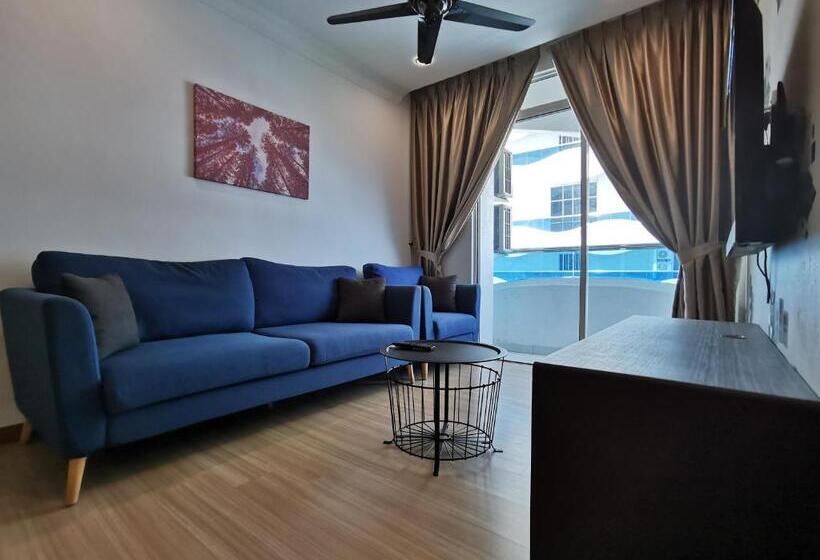 آپارتمان 1 خوابه با چشم‌انداز استخر, Thermospace The Wave B 13a 13 Melaka City