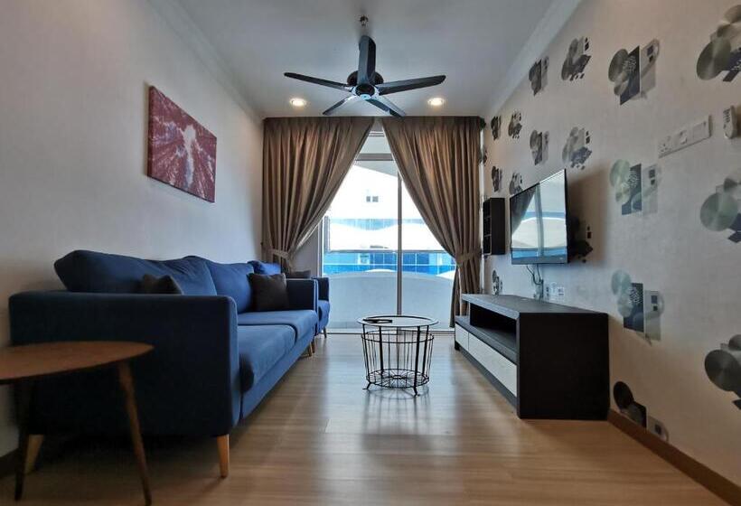 آپارتمان 1 خوابه با چشم‌انداز استخر, Thermospace The Wave B 13a 13 Melaka City