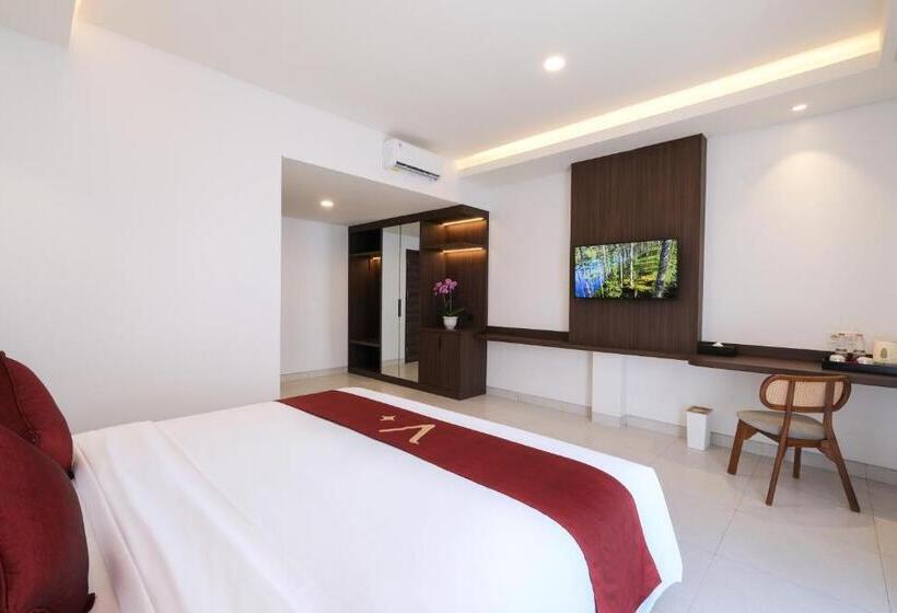 Quarto Deluxe Cama King, Valstar Hotel Canggu