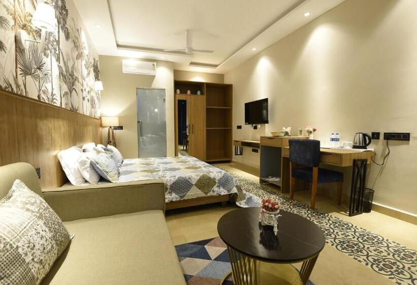 اتاق پریمیوم چهارنفره, Eutopia Beach Resort   Boutique Resort With Pool By Rio Hotels India