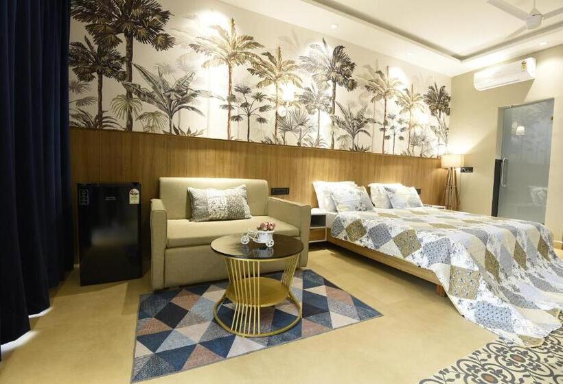 اتاق پریمیوم چهارنفره, Eutopia Beach Resort   Boutique Resort With Pool By Rio Hotels India