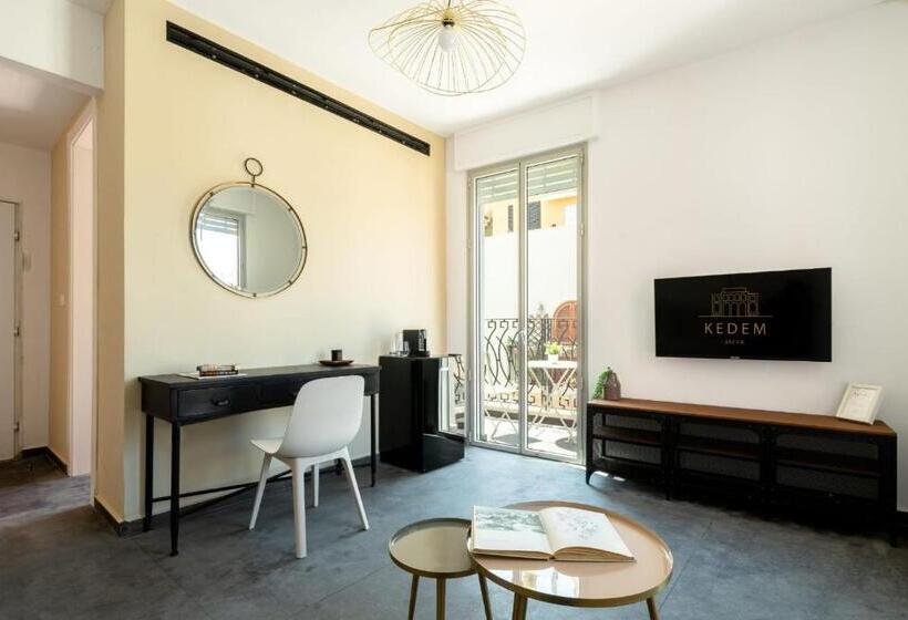 带露台的标准工作室, Jaffa Port Tlv Hotel Apartments יפו תל אביב