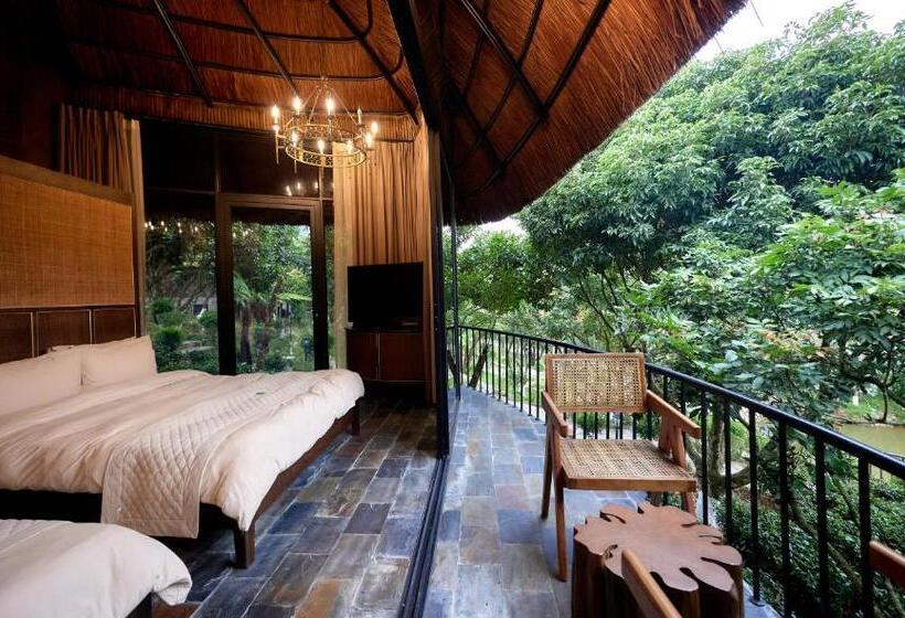 اتاق استاندارد چهارنفره با بالکن, Punna Ecolodge đại Lải