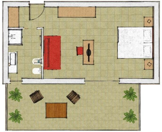 4인용 스탠다드 룸, Villa Franca