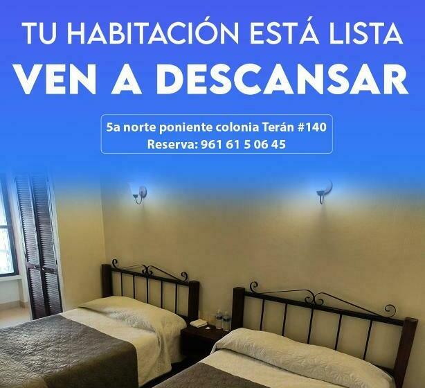 Номер Стандарт 2 Двуспальные Кровати, Uke Inn Terán