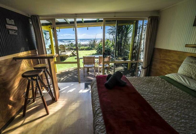 Номер Deluxe Вид на Море, Punakaiki Beach Hostel