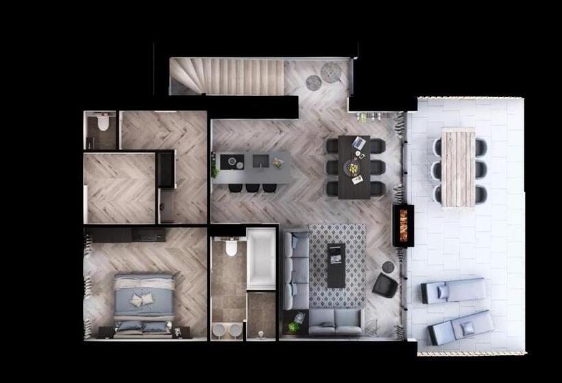 带1个卧室的高档别墅, Dormio Resort Maastricht