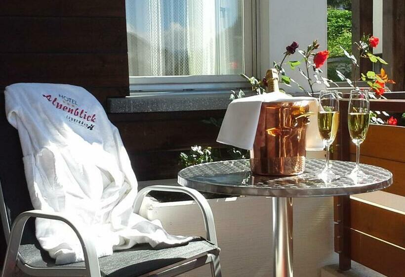 اتاق استاندارد با بالکن, Alpenblick Leukerbad Therme