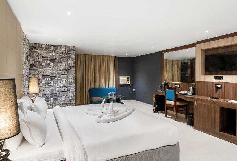 اتاق لوکس با چشم‌انداز شهر, Niranjana Hotel Bodhgaya