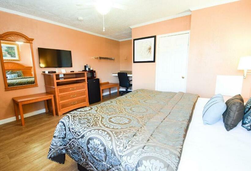 キングサイズベッドのスタンダードルーム, Economy Inn Beebe