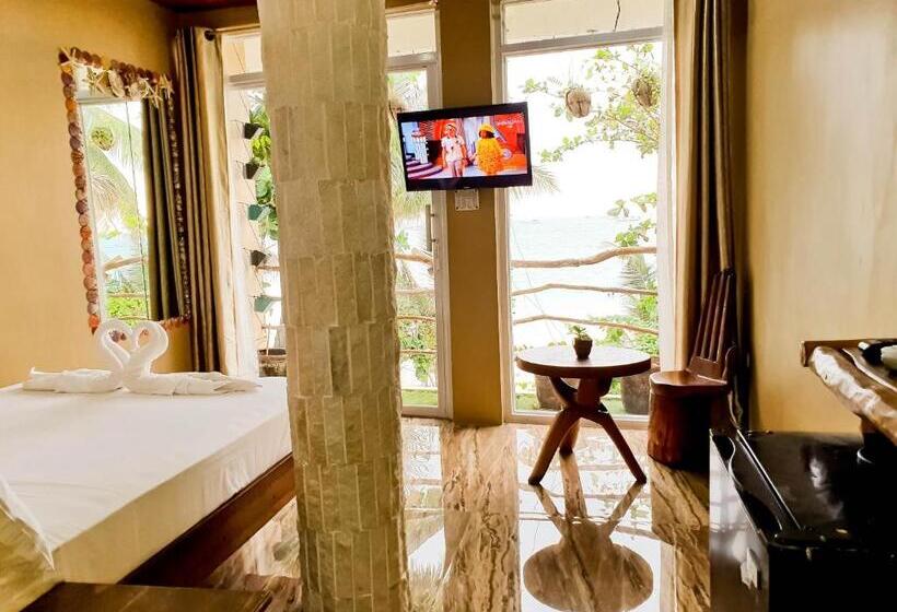 디럭스 테라스 룸 바다 전망, Kaiyana Boracay Beach Resort