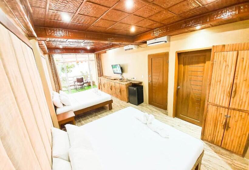 스탠다드 4인용 룸 바다전망, Kaiyana Boracay Beach Resort