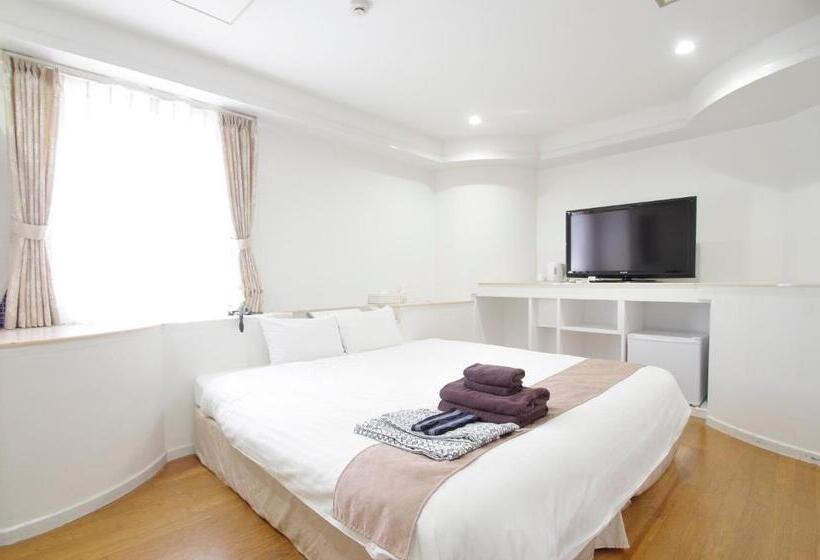 חדר דחוקס עם מיטת קינג, Imalle Yokohama Isezakicho