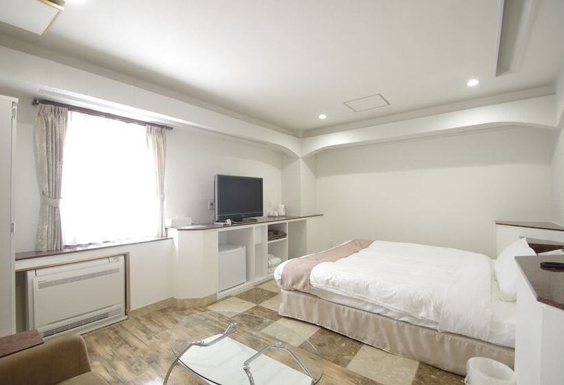 חדר דחוקס עם מיטת קינג, Imalle Yokohama Isezakicho