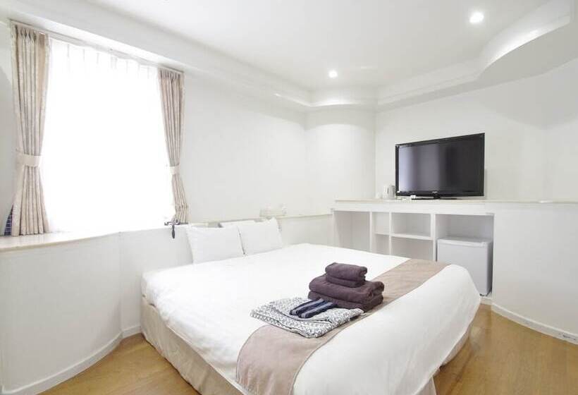 חדר דחוקס עם מיטת קינג, Imalle Yokohama Isezakicho