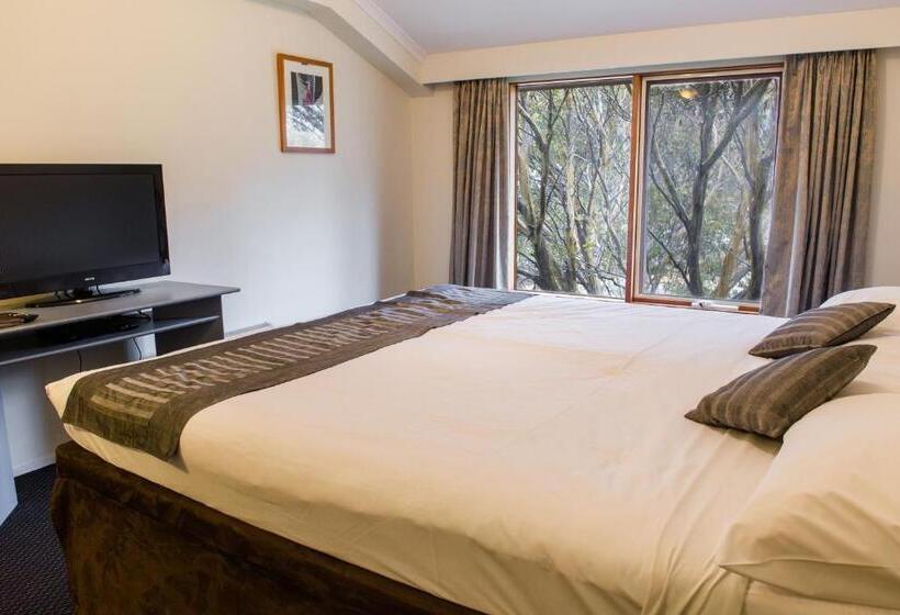 스탠다드 룸 킹사이즈 침대, The River Inn Thredbo