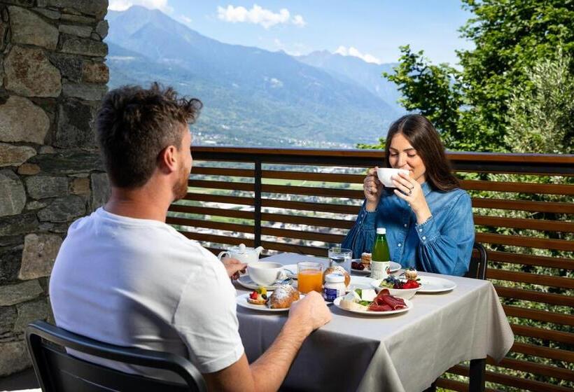 Полулюкс Одноместный с Террасой, Wine Hotel Retici Balzi