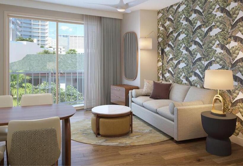 سوئیت با تخت بزرگ, Marriott Vacation Club, Waikiki