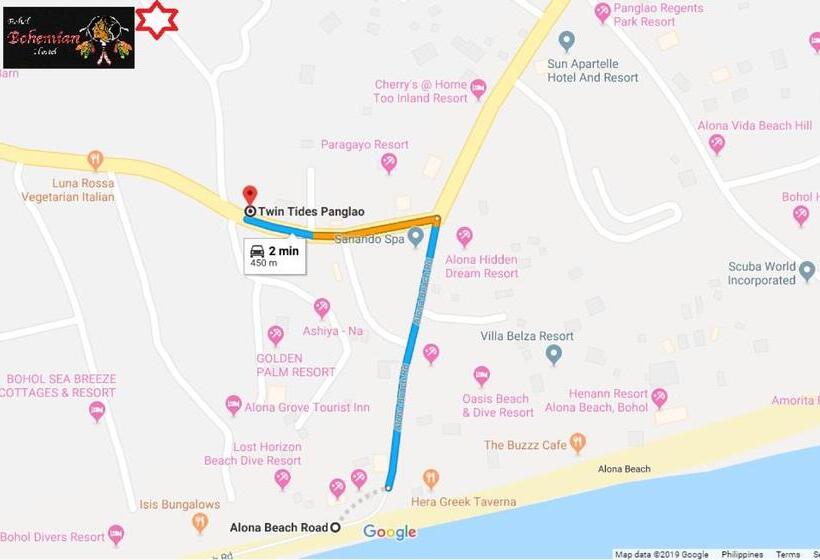 Кровать в Общей Комнате, Bohol Bohemian Hostel