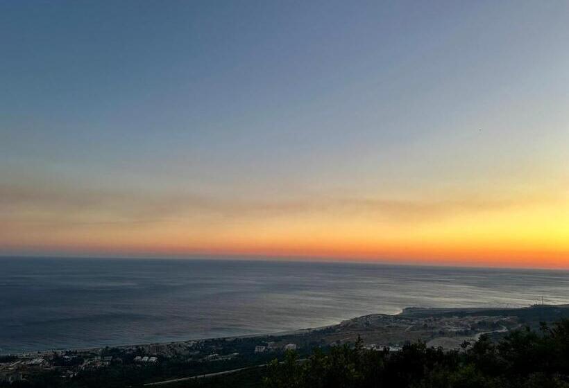 آپارتمان 1 خوابه با بالکن و چشم‌انداز دریا, Nostos Palase