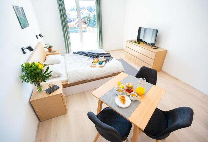 Студия Стандарт Двуспальная Кровать, Zaži Apartmán Vila Zuberec