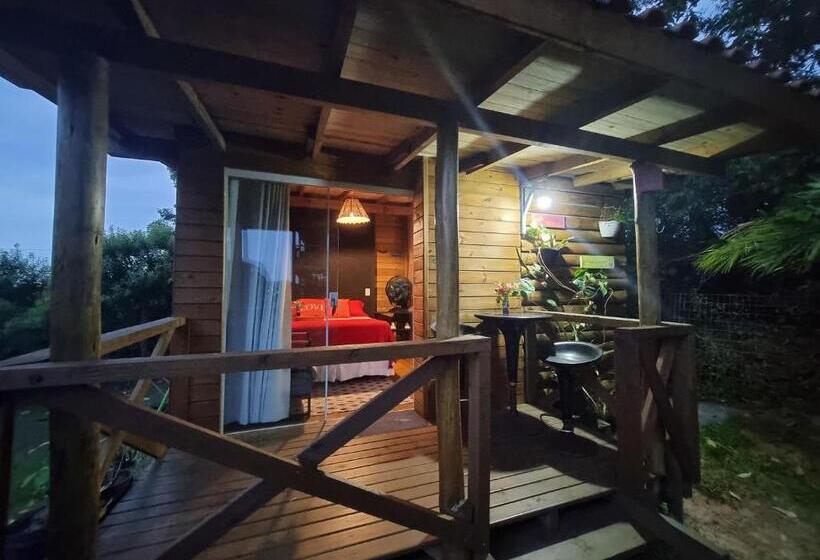 Шале 1 Спальня, Pousada Rosa Shanti, Café Da Manhã Opcional, Apenas 4 Cabanas, Piscina, Estacionamento Privativo, ár