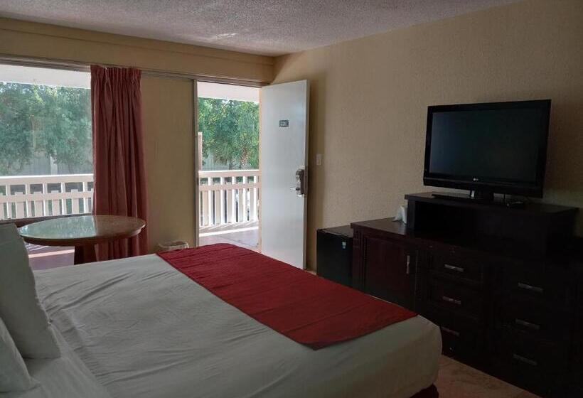 חדר דחוקס עם מיטת קינג, Rodeway Inn