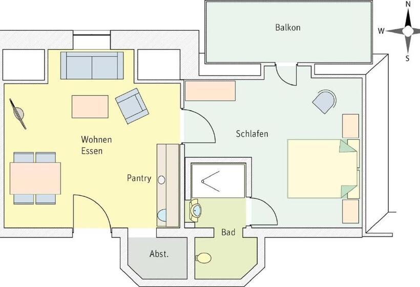 1 Bedroom Apartment Lake View, App Romina