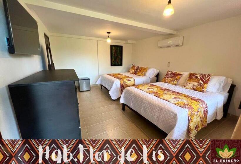 스탠다드 룸 더블 침대 2개, El Ensueño Ecohostal & Glamping