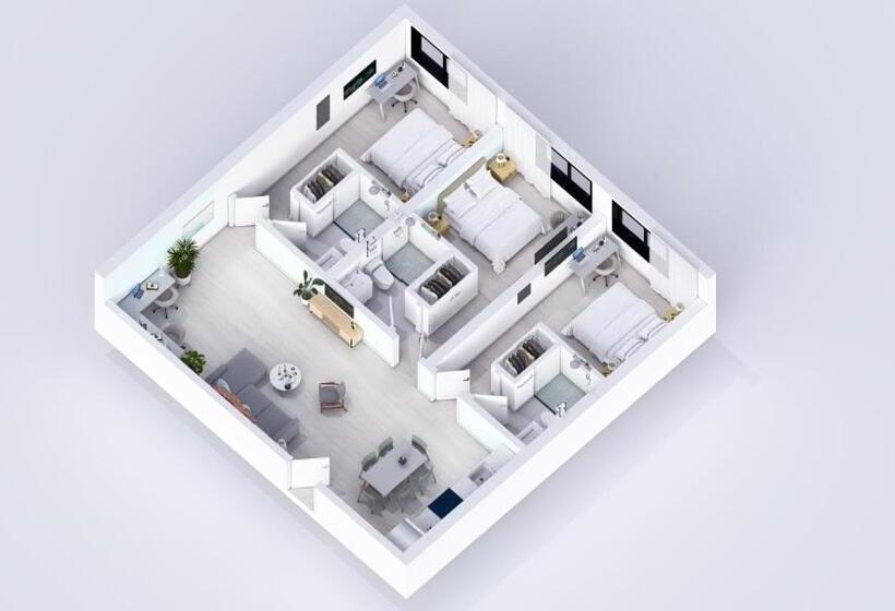 آپارتمان 3 خوابه, Governors Village   1,2,3 & 4 Bedroom Apartments On Seven Mile Beach Corridor
